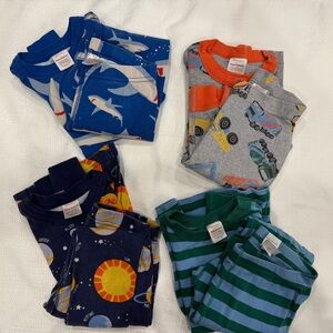 Lot of 4 Hanna Andersson 6-7/120 cm GUC jammies